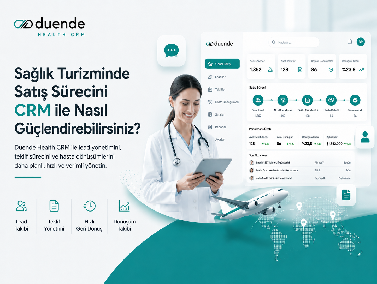 Sağlık Turizminde Satış Sürecini CRM ile Nasıl Güçlendirebilirsiniz?