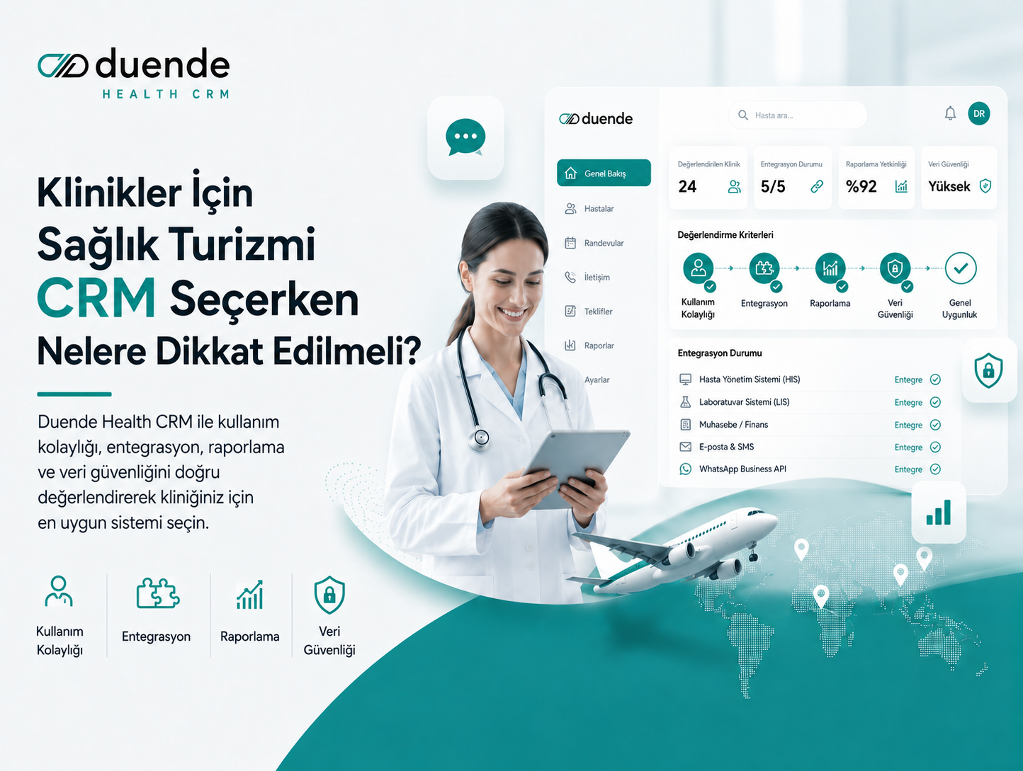 Klinikler İçin Sağlık Turizmi CRM Seçerken Nelere Dikkat Edilmeli?